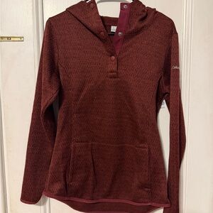 Columbia Women's Maroon Hooded Sweatshirt